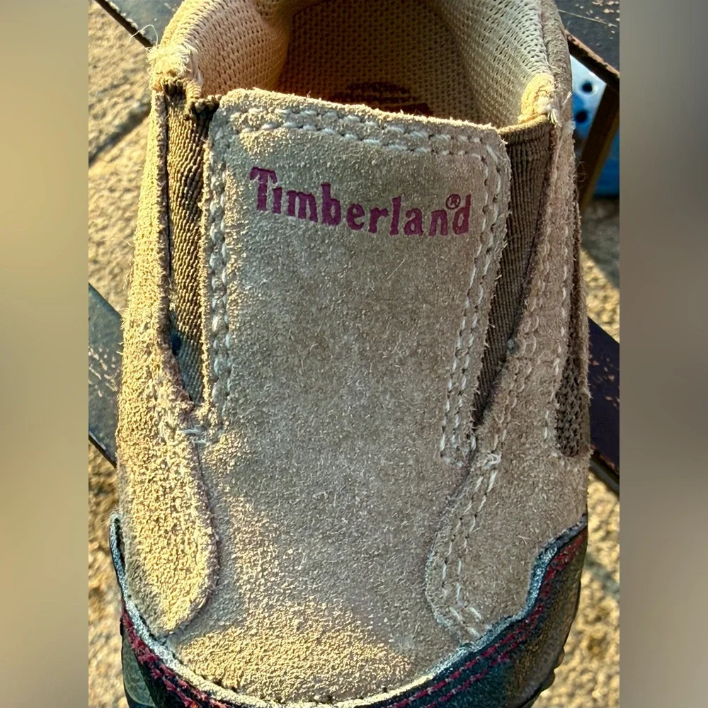 🎋Timberland Kids' Beige Slip on Moccasins